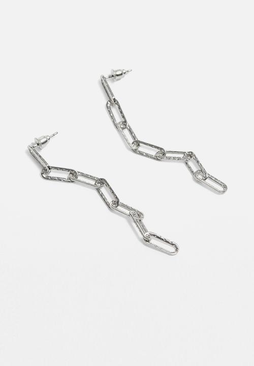 MANGO - Earrings zafirop - silver
