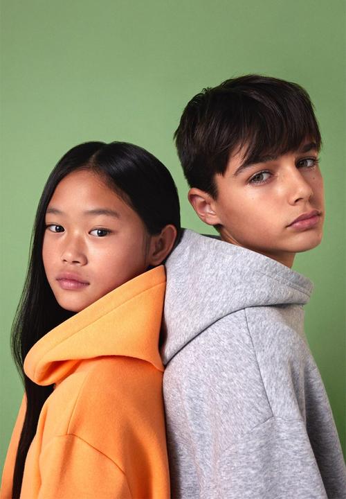 H&M - Zip-through hoodie - orange