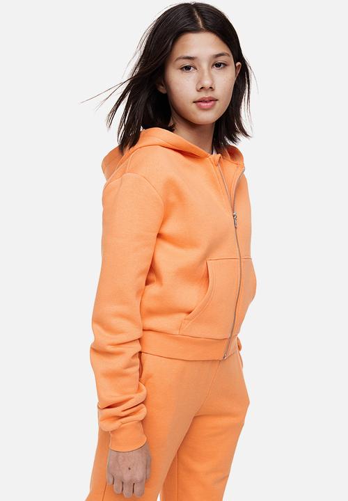 H&M - Zip-through hoodie - orange