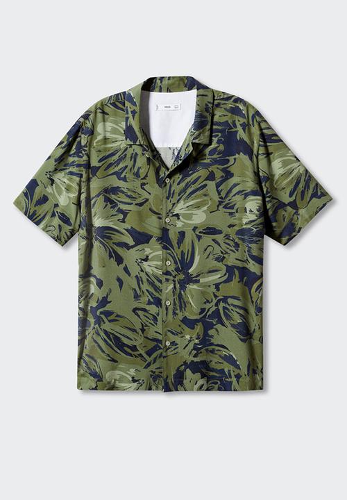 MANGO - Shirt huelva - khaki