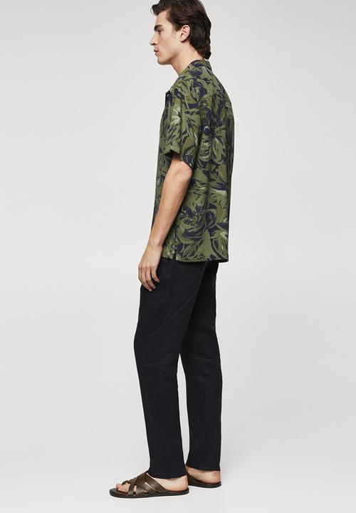 MANGO - Shirt huelva - khaki