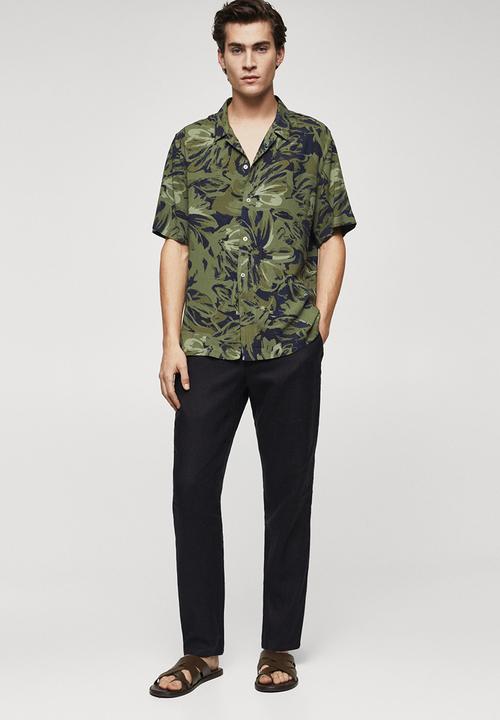 MANGO - Shirt huelva - khaki