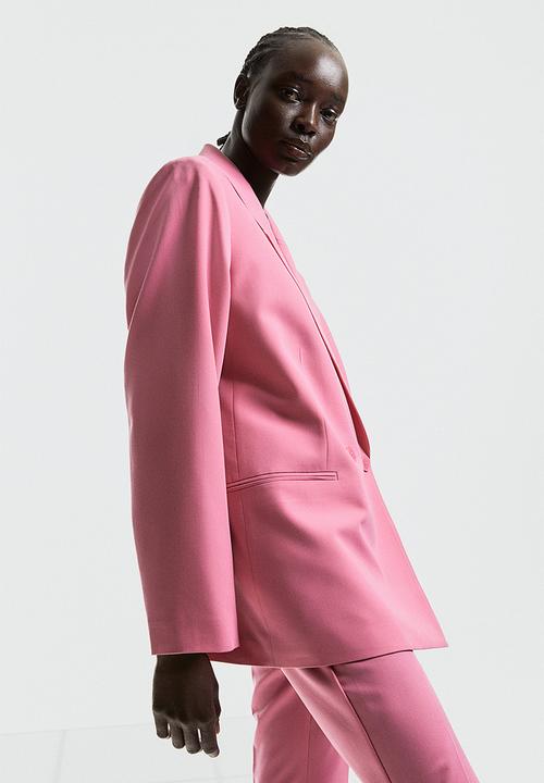 H&M - Double-breasted blazer - pink
