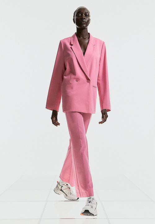 H&M - Double-breasted blazer - pink