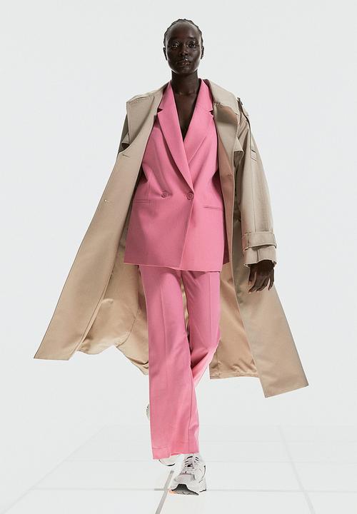 H&M - Double-breasted blazer - pink