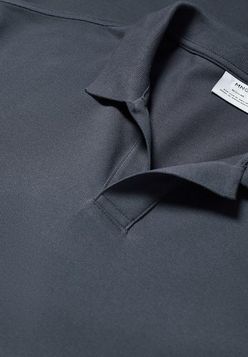 MANGO - Polo shirt taga - blue