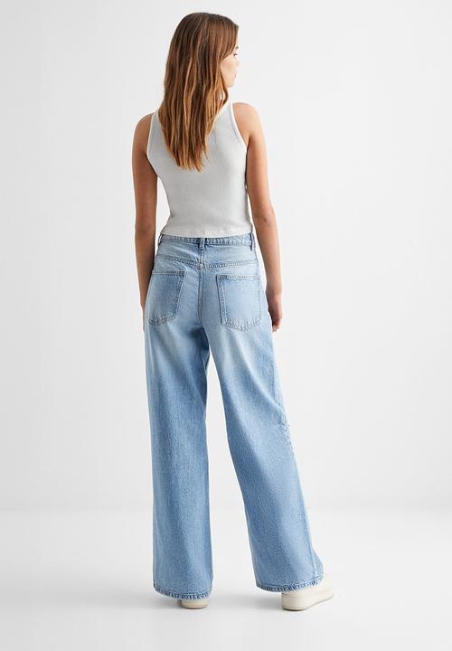MANGO - Jeans rotos - light denim