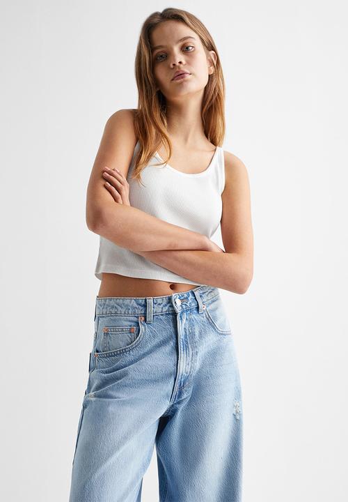 MANGO - Jeans rotos - light denim