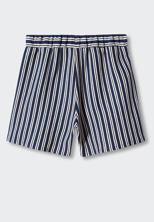 MANGO - Shorts navy - navy