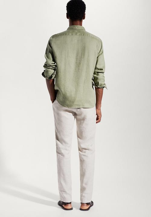 MANGO - Shirt avispa - khaki