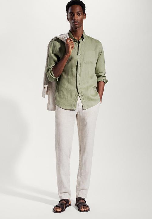 MANGO - Shirt avispa - khaki