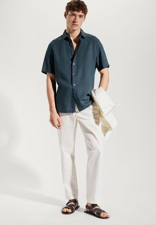 MANGO - Shirt ants - navy