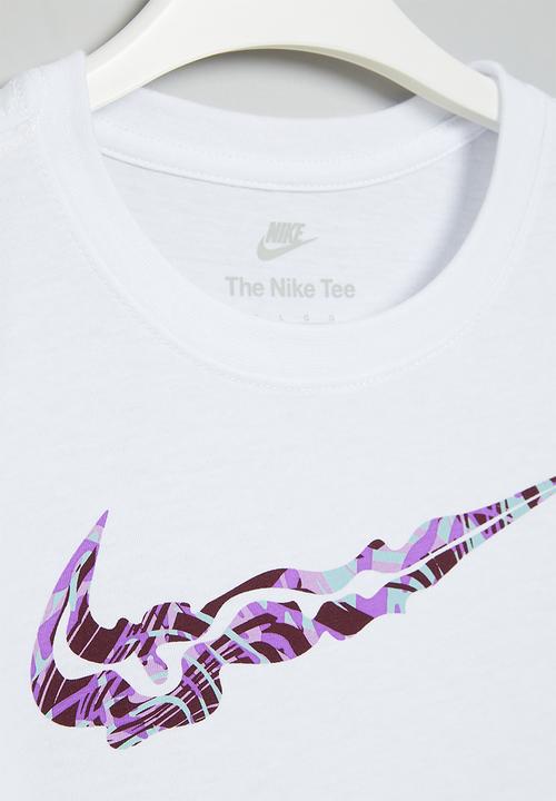 Nike - Nkg lionfish swoosh tee - white