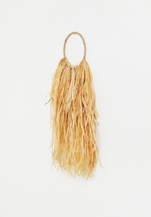 H&S - Grass wall décor - tan