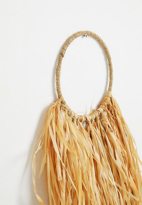 H&S - Grass wall décor - tan