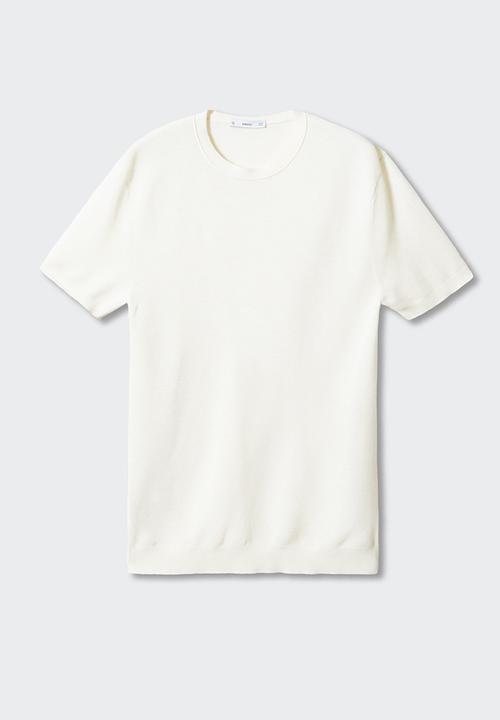 MANGO - T-shirt charles - white