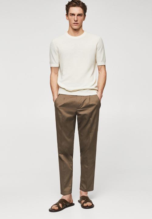 MANGO - T-shirt charles - white