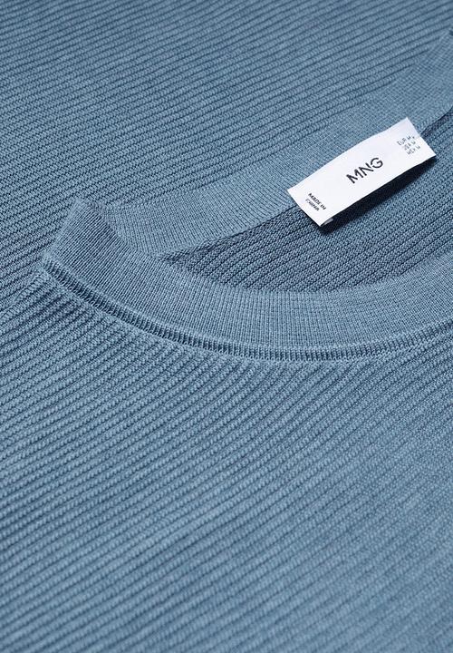 MANGO - T-shirt charles - blue