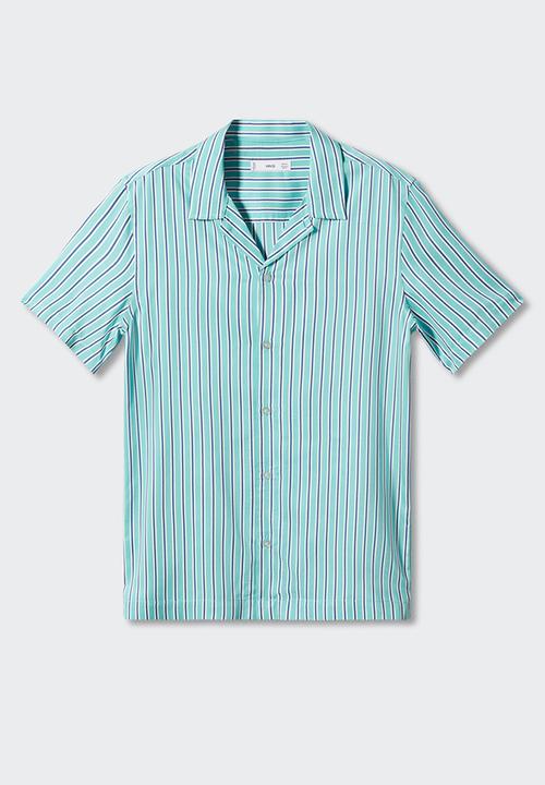 MANGO - Shirt benalup - light blue