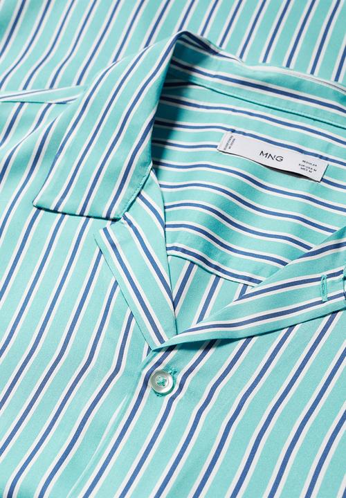 MANGO - Shirt benalup - light blue