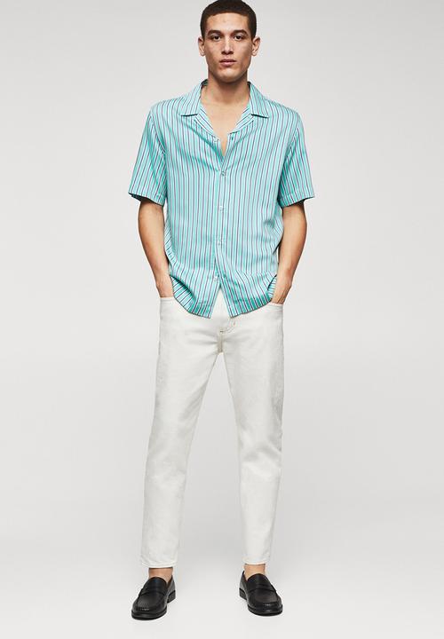 MANGO - Shirt benalup - light blue