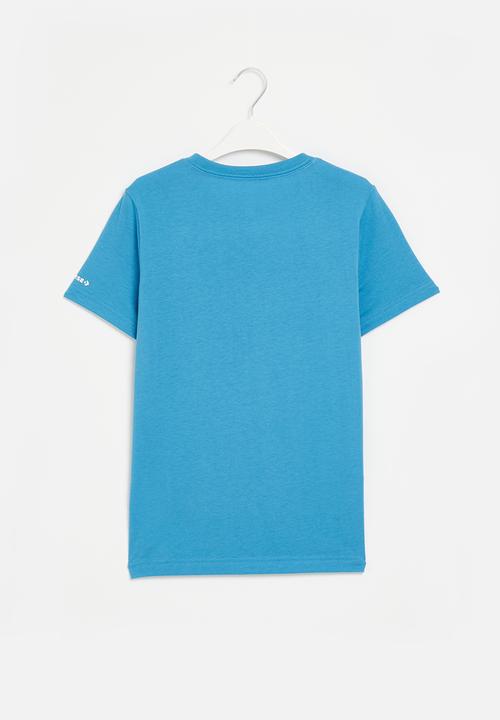 Converse - Teen Dissected chuck patch short sleeve - dial up blue