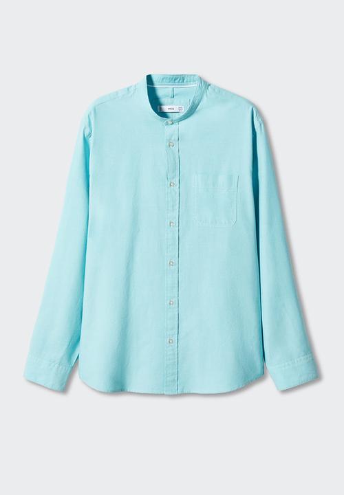 MANGO - Shirt bolonia - light blue