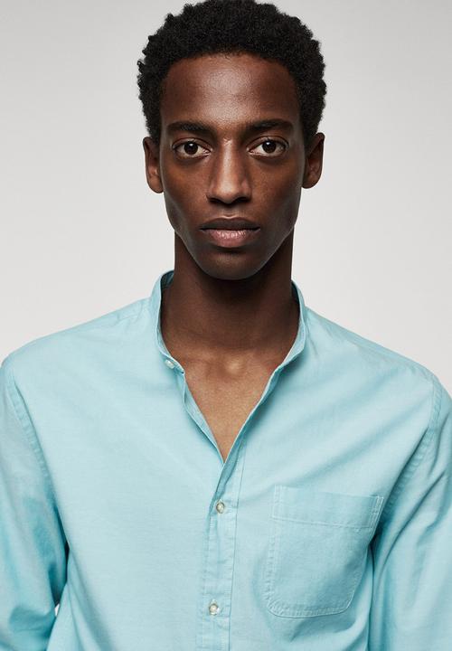 MANGO - Shirt bolonia - light blue