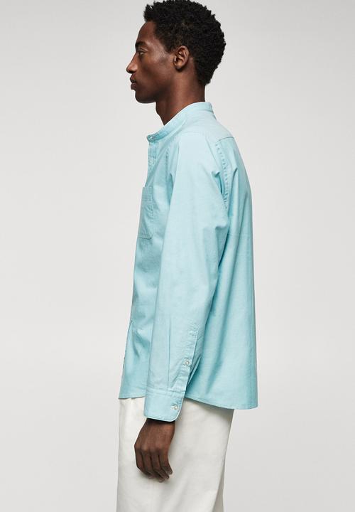 MANGO - Shirt bolonia - light blue