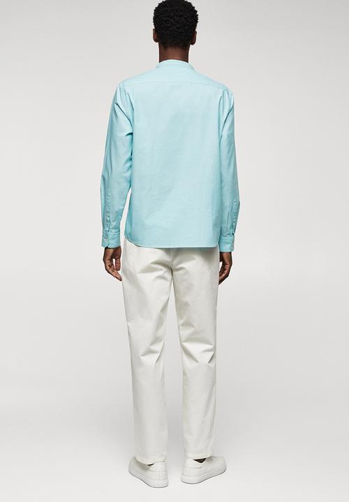 MANGO - Shirt bolonia - light blue
