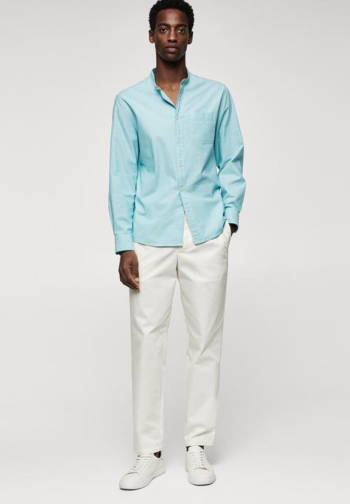 MANGO - Shirt bolonia - light blue