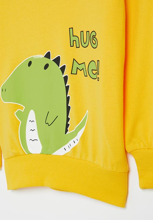 Pop Candy - Dino sweatshirt - yellow