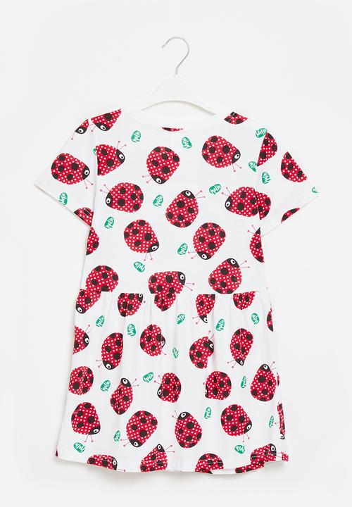 Pop Candy - Girls dress - red and white 