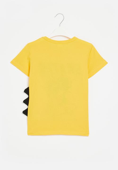 Pop Candy - Dino short sleeve tee - yellow