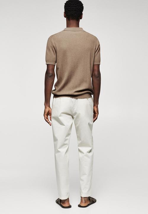 MANGO - Polo shirt daniele - beige