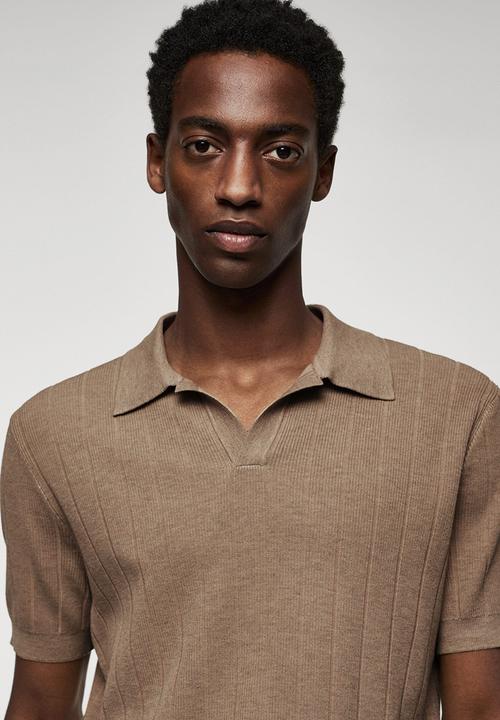 MANGO - Polo shirt daniele - beige