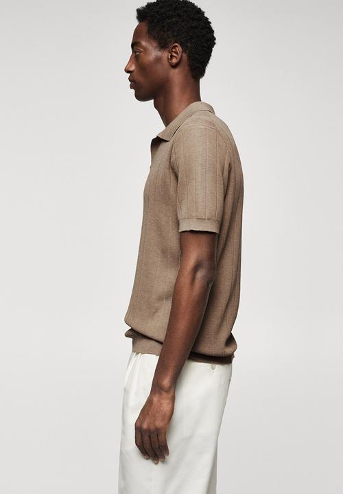 MANGO - Polo shirt daniele - beige