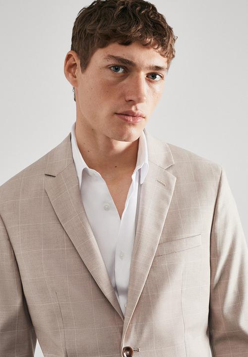 MANGO - Blazer paulo - beige