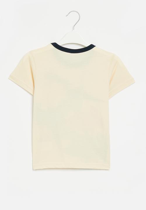 Pop Candy - Short sleeve  dino T-shirt - ecru