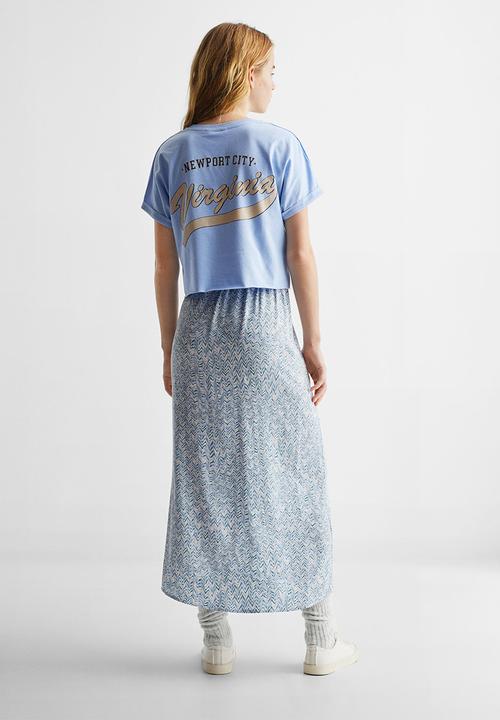 MANGO - T-shirt pasadena - sky blue