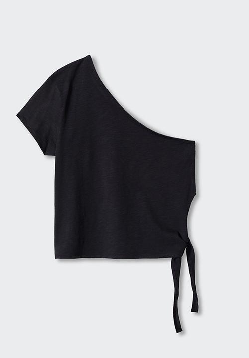 MANGO - T-shirt mar - black