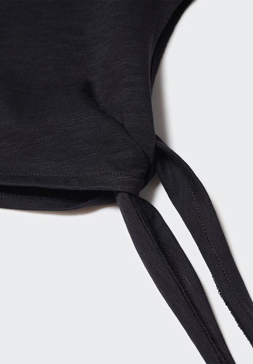 MANGO - T-shirt mar - black