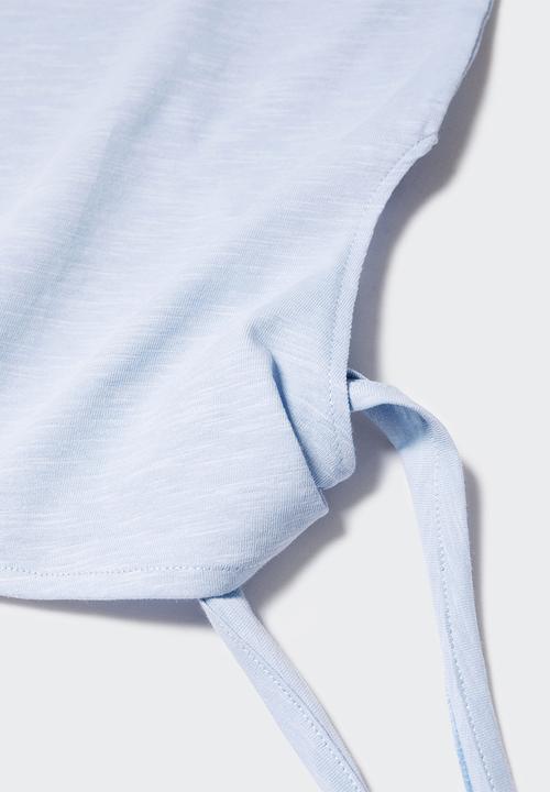 MANGO - T-shirt mar - sky blue