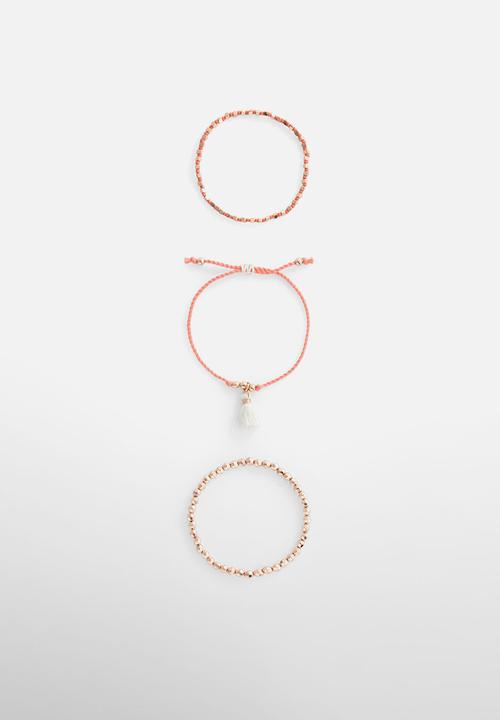 MANGO - Bracelet creta - pastel pink