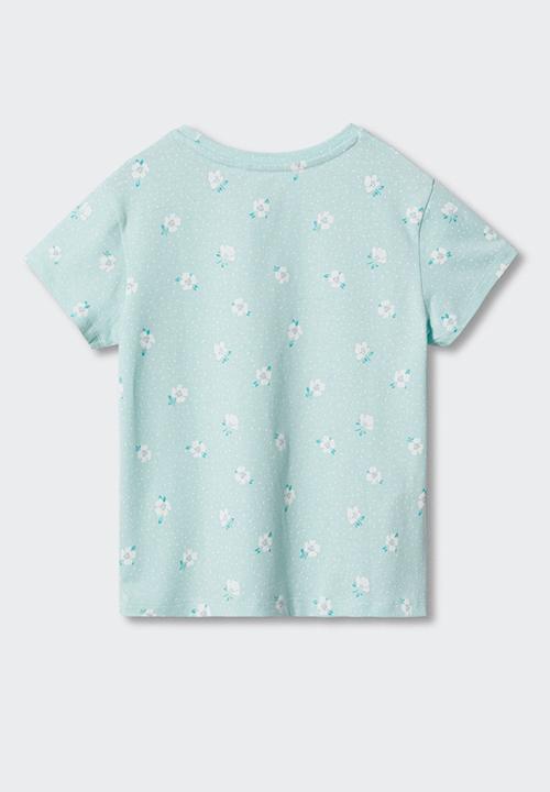 MANGO - T-shirt mangofi - pastel green