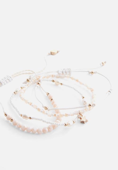MANGO - Bracelet blanca - sand
