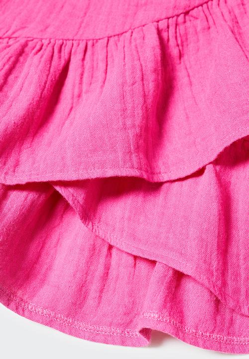MANGO - Skirt bambu - bright pink