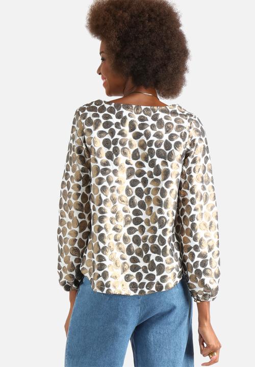Glamorous - Paisley Sequin Top