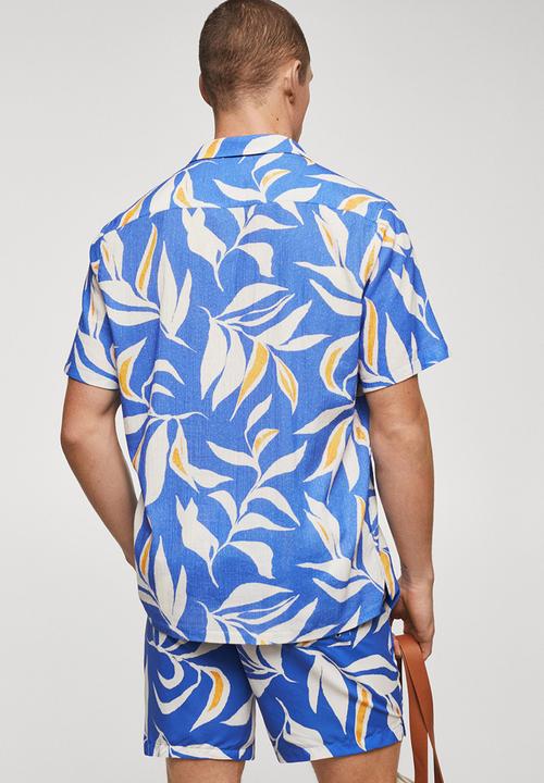 MANGO - Shirt pau - blue