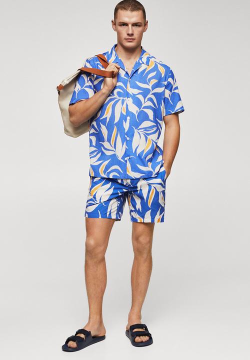 MANGO - Shirt pau - blue
